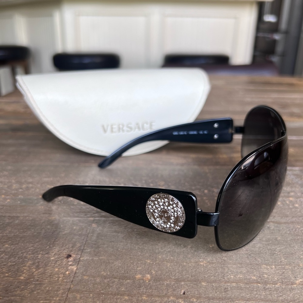 Versace Vintage Sunglasses with Case